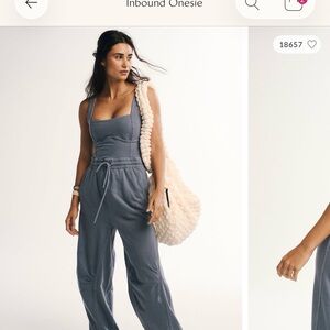 Free People Inbound Onesie Jumpsuit Midnight Navy